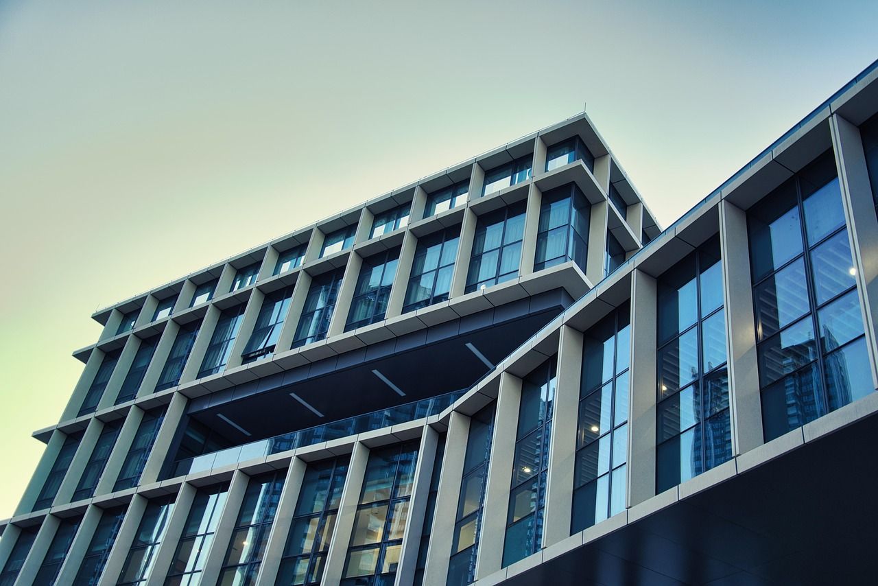 Modern building facade